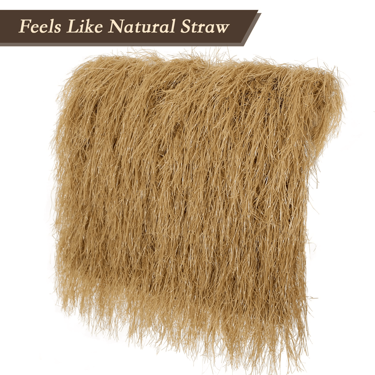 XLX TURF Mexican Straw Thatch Roofing for Tiki Bar Hut and Decorations