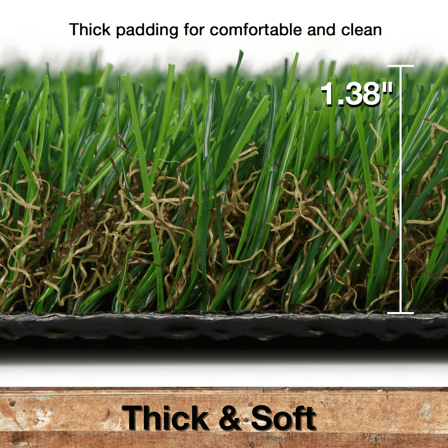 XLX TURF Artificial Grass Bedding Patch for Poultry Coop